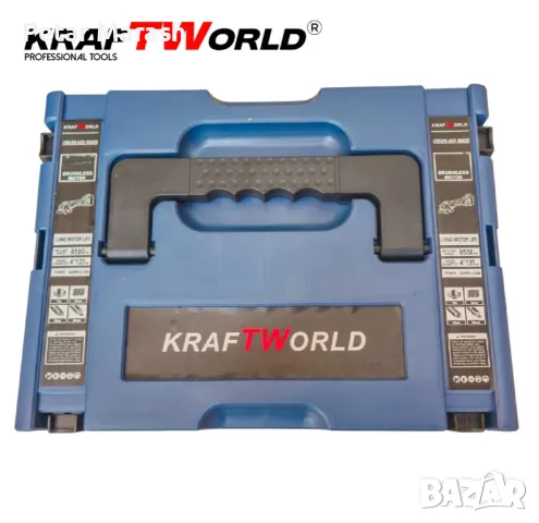 Акумулаторен Ъглошлайф 125мм Kraftworld с 2 Батерии в Куфар, снимка 7 - Други инструменти - 50358967