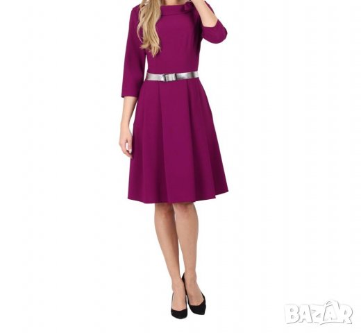 Рокля в цвят циклама марка Margo Collection EU 48