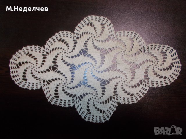 Салфетки на една кука екрю, снимка 3 - Декорация за дома - 39337663