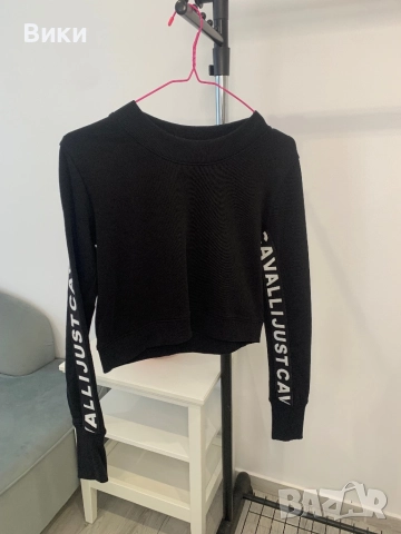 Кроп блуза Just Cavalli, снимка 3 - Блузи с дълъг ръкав и пуловери - 51595723