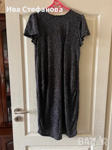 Бляскава нова многоцветна ламе нишка парти коктейлна официална еластична рокля , снимка 11 - Рокли - 48788994