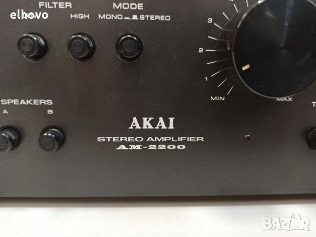 Стерео усилвател AKAI AM-2200, снимка 5 - Ресийвъри, усилватели, смесителни пултове - 33211112