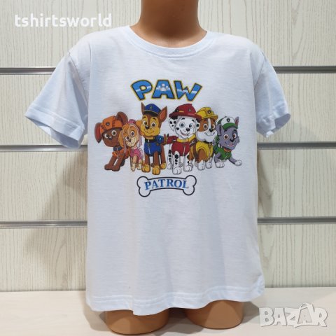 Нова детска тениска с дигитален печат PAW Patrol (Пес патрул)
