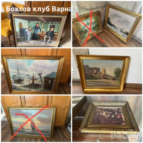 Продавам цялата си колекция от над 40 старинни картини с  маслени бои , снимка 3 - Антикварни и старинни предмети - 50774202