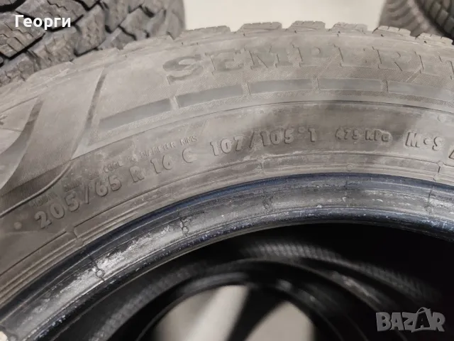 2бр. зимни гуми 205/65/16C Semperit, снимка 4 - Гуми и джанти - 48663047