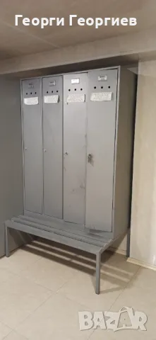 Метални шкафове, метални гардероби, гардеробчета съблекални, снимка 4 - Шкафове и рафтове - 47497443