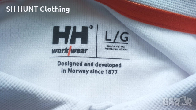 HELLY HANSEN 79248 Work Stretch T-Shirt размер L еластична работна тениска W4-603, снимка 8 - Тениски - 52092670