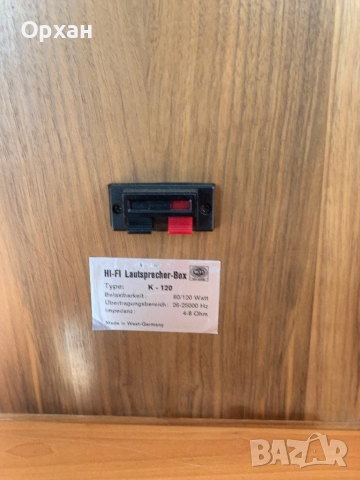 HI-FI КОЛОНА  K-120, НЕМСКА МАРКА, МОЩНОСТ 80/120 W, снимка 3 - Тонколони - 52199515