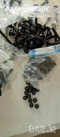 Коларски болтове – черни, внос от Германия 🇩🇪, снимка 3 - Железария - 52168501