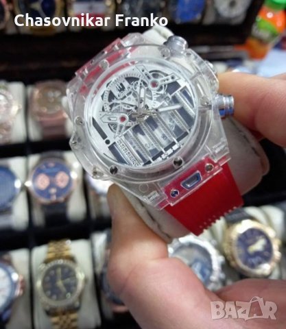 Hublot уникален и стилен дизайн модерен и красив часовник, снимка 7 - Луксозни - 35444862