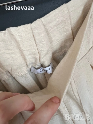 Дамски ленен панталон, снимка 5 - Панталони - 53556968