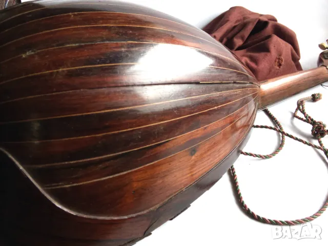 фин античен 8-струнен КОМПАНИЯ ROSARIO PORTO bowlback MANDOLIN Италия CATANIA, снимка 5 - Струнни инструменти - 48446550