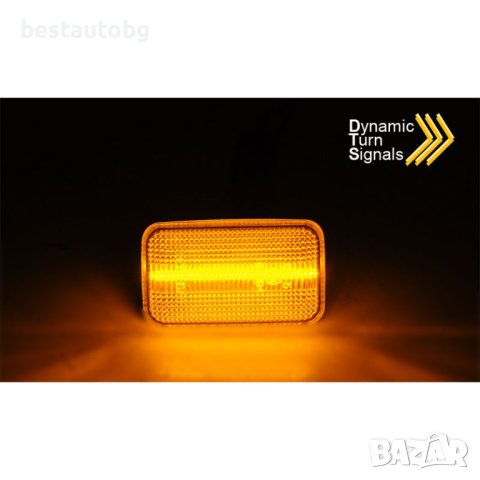 Диодни мигачи за VW Golf 1 / Golf 2 / Corrado / Jetta Бели, снимка 2 - Аксесоари и консумативи - 43549585