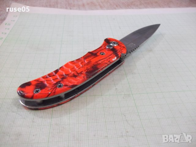 Нож сгъваем полуавтоматичен, снимка 5 - Ножове - 28147596
