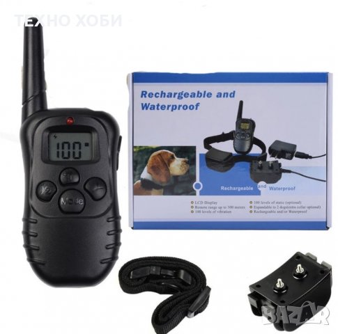 Електронен нашийник за куче, ВОДОУСТОЙЧИВ, ПОТОПЯЕМ, до 300 метра обхват, снимка 14 - За кучета - 37001318