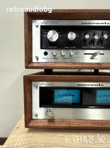 🔉ТОП ретро колекционерски аудио сет MARANTZ - стъпало 140 + предусилвател 3200🔉, снимка 4 - Аудиосистеми - 53274836