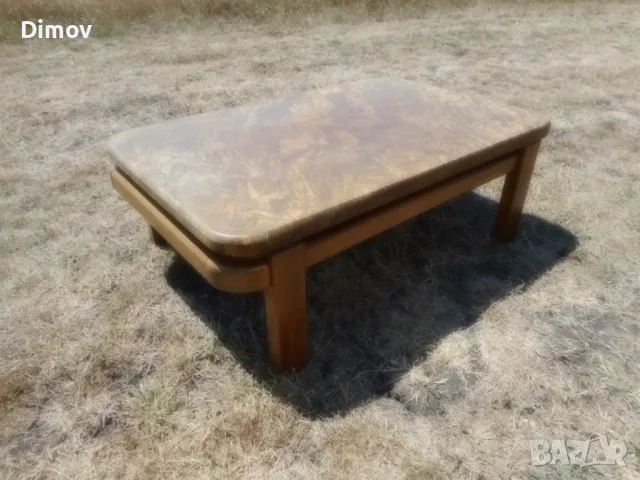 Маса/Холна от гранит и дърво. Внос.