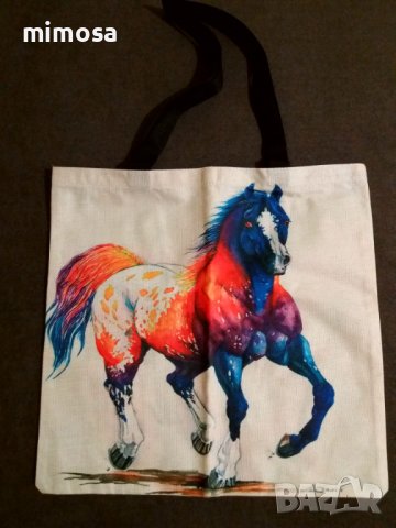 Торба с принт кон за многократна употреба, снимка 2 - Чанти - 35816570