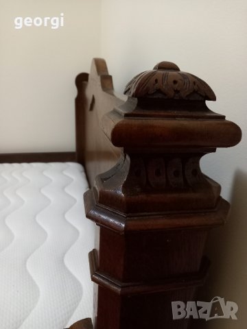 Ретро дървена спалня масив, снимка 4 - Антикварни и старинни предмети - 43249013