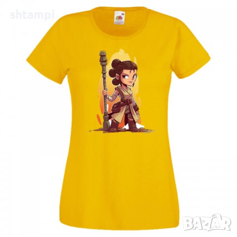 Дамска тениска Star Wars Rey Игра,Изненада,Подарък,Геймър,, снимка 10 - Тениски - 36790145