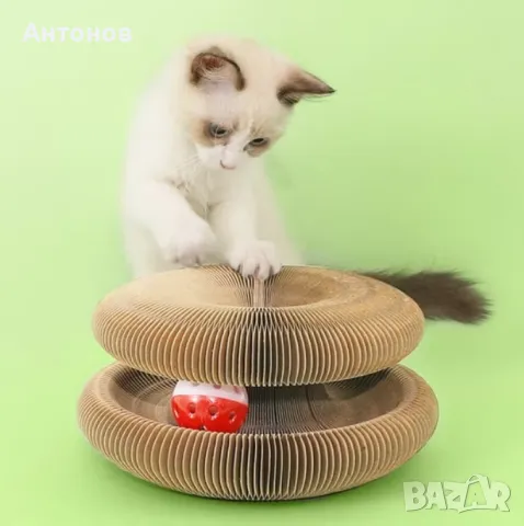 Драскалка за котки „Магически Акордеон“, снимка 3 - За котки - 48853934