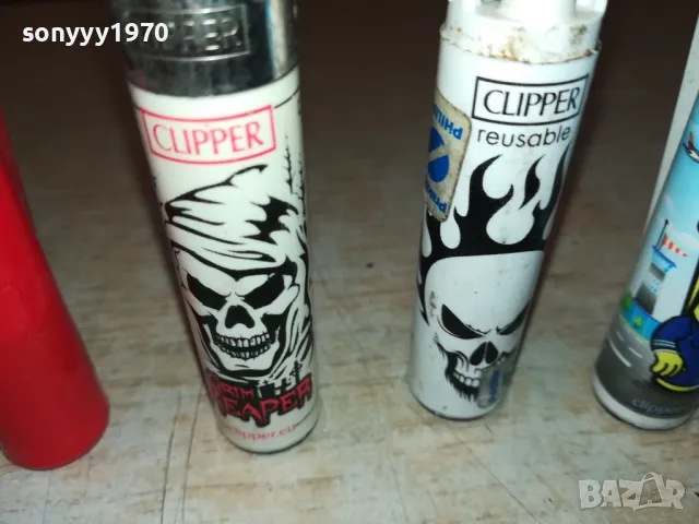 CLIPPER-ЛОТ 6-ЗАПАЛКИ ЗА КОЛЕКЦИЯ 10БР ЗА 65ЛВ 2512241710, снимка 10 - Колекции - 48457587