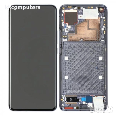 LCD Дисплей за Xiaomi Mi 11 5G (2021) 56000U00K200 / Тъч скрийн /+ Рамка / Графит / Service pack Бар