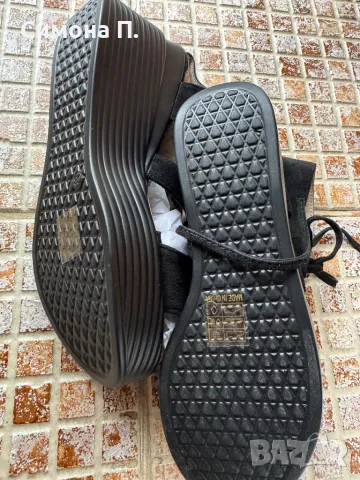 Черни сандали ултралеки, снимка 5 - Сандали - 50400373