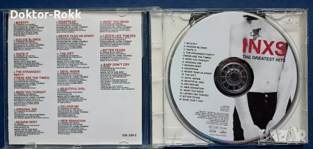 INXS - greatest hits CD, снимка 3 - CD дискове - 49730246