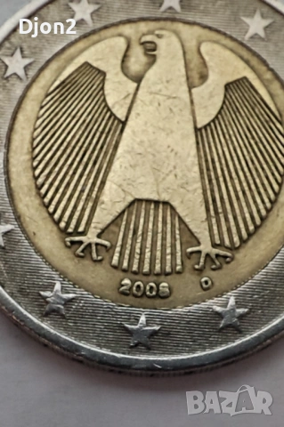 Рядка евро монета виждат се аномалиите, снимка 5 - Нумизматика и бонистика - 53401733