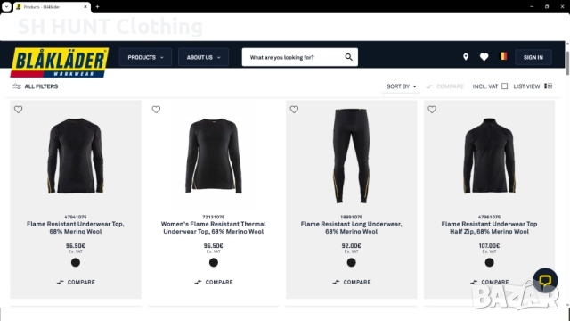 BLAKLADER 70% WOOL Work Thermo Set размер L работен термо екип 70% Вълна W4-381, снимка 2 - Спортни дрехи, екипи - 52066831