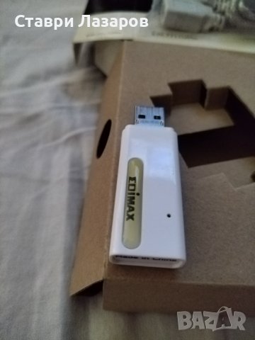 Безжична мрежова карта EDIMAX EW-7711UMN wireless N lite USB, снимка 3 - Мрежови адаптери - 37091450