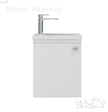Стенен шкаф за баня с мивка AMZ02, снимка 4 - Шкафове - 36663684