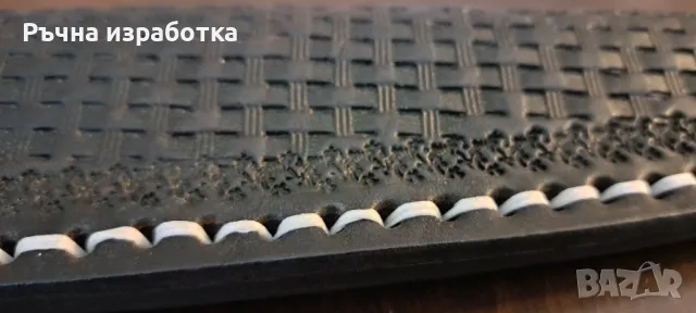 кания естествена кожа нож ножницата телешки бланк, снимка 9 - Ножове - 50261358