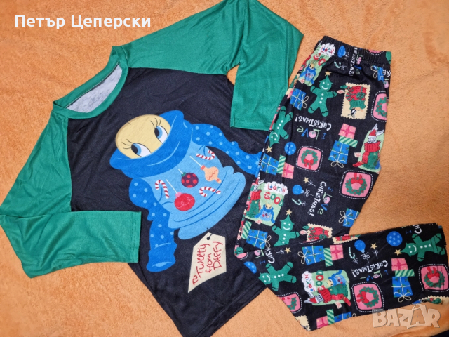 Коледни пижами за цялото семейство, снимка 3 - Пижами - 52575623