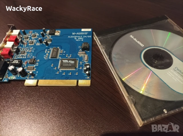 Звукова/аудио карта M-AUDIO Audiophile 2496, снимка 2 - Видеокарти - 50567452