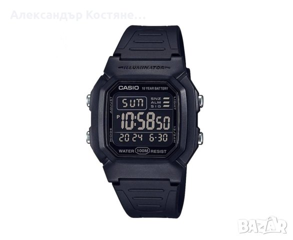 Мъжки часовник Casio W-800H-1BVES, снимка 1 - Мъжки - 43380728