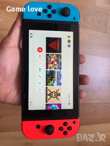 Nintendo switch Нинтендо в отлично състояние, снимка 4 - Nintendo конзоли - 37644518