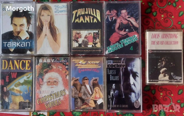 Лот 8 касетки:Britney Spears, Tarkan, Tecno, Joe Cocker и др.