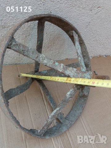 старо масивно ковано колело, желязо , снимка 6 - Антикварни и старинни предмети - 28636937