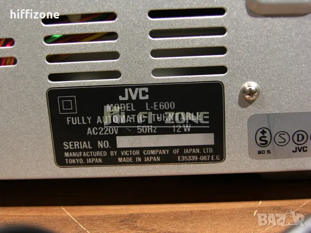 Грамофон JVC L-e600 /1, снимка 10 - Грамофони - 47909352