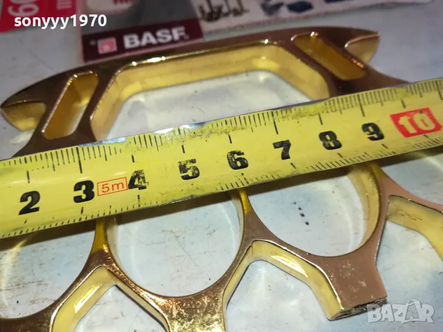 БОКС ЗЛАТЕН С КВАДРАТИ И КРЪСТОВЕ В ТЯХ 1303251300, снимка 5 - Екипировка - 49478014