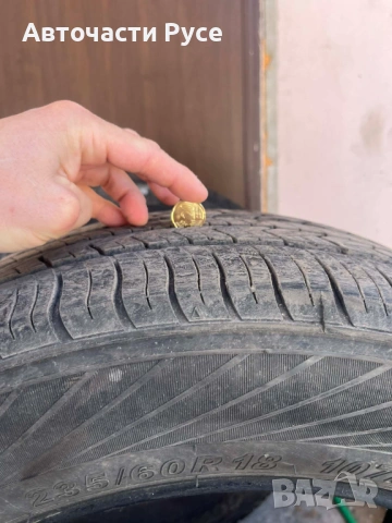 Продавам два броя гуми за джип M + S , 235/60/18