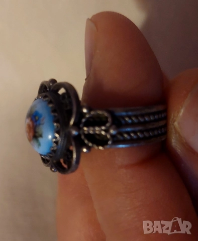 Красив старинен пръстен , снимка 4 - Пръстени - 51756449