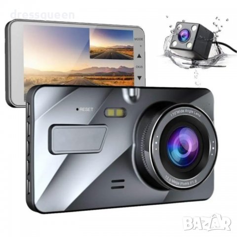 А10 Видеорегистратор за кола с камери за предно и задно виждане, снимка 16 - Аксесоари и консумативи - 38074801