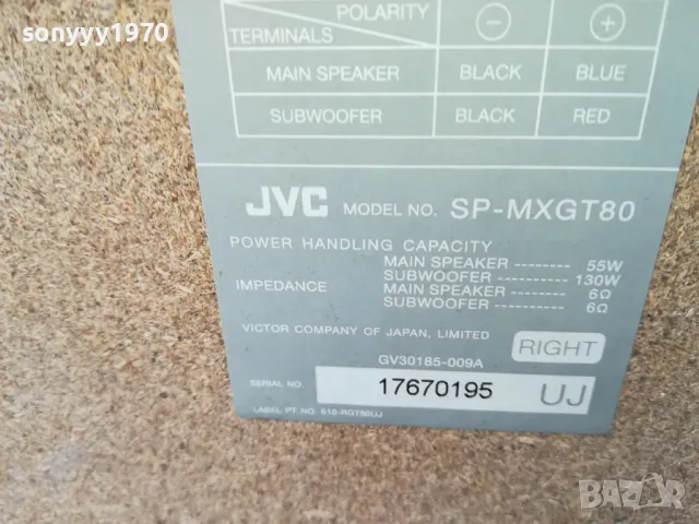 JVC GIGA-TUBE БРУТАЛНИ ТОНКОЛОНИ 2БР-ВНОС SWISS 0403250805LNWC, снимка 16 - Тонколони - 49352718
