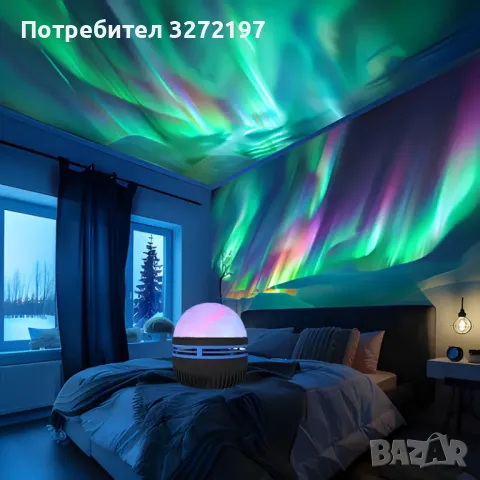 USB LED Проектор Океански вълни,Дистанционно управление RGB прожекция в Magic Ball, снимка 1