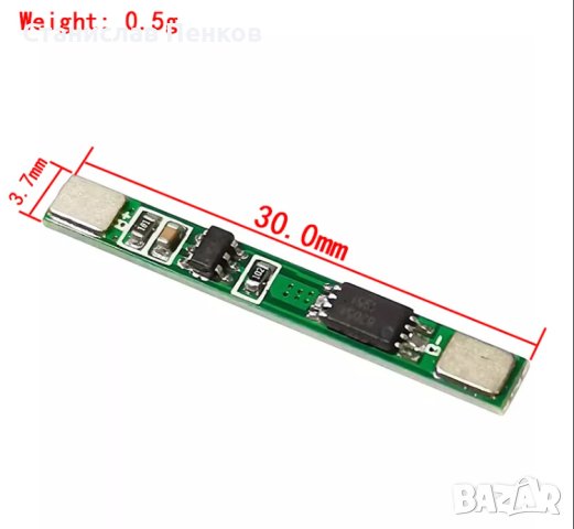 1S 3.7V 3A литиево-йонна BMS PCM защитна платка за батерия pcm  18650, снимка 2 - Друга електроника - 43818745