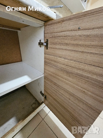 Кухня Явор ПДЧ 220/160см + комплект плотове и мивка, запазена, снимка 5 - Кухни - 53602911