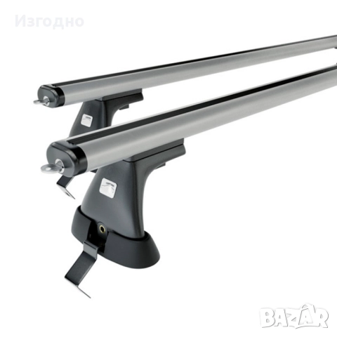 Напречни греди за багажник покрив Ford C-max / S-max + захвати и 2 ключа, снимка 3 - Аксесоари и консумативи - 52415134